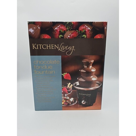 Kitchen Living Chocolate Fondue 3-Tier Fountain NIB - Picture 1 of 3